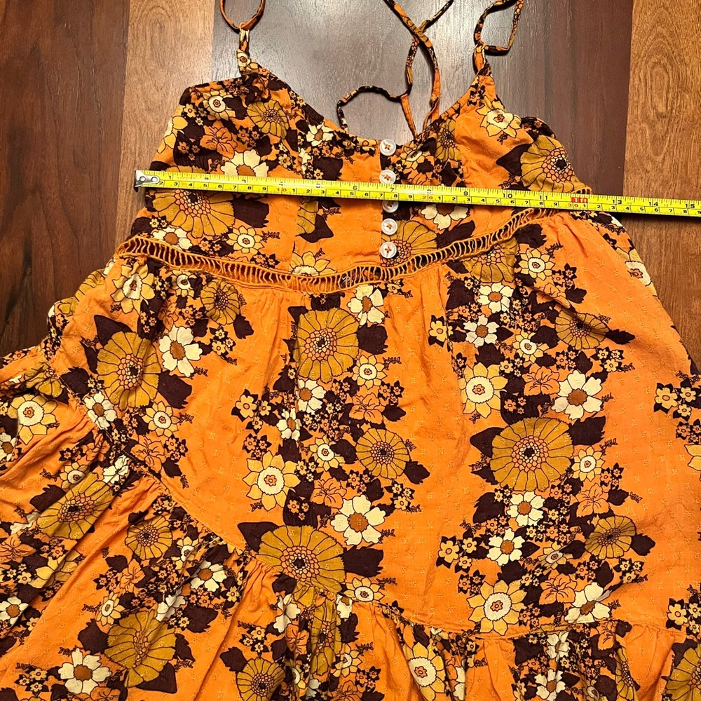 Urban Outfitters Boho Floral Dress Size XS - Picture 8 of 9